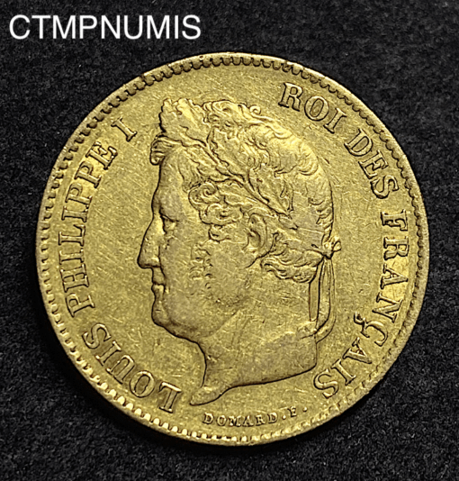 ,MONNAIE,40,FRANCS,OR,LOUIS,PHILIPPE,I°,1832,