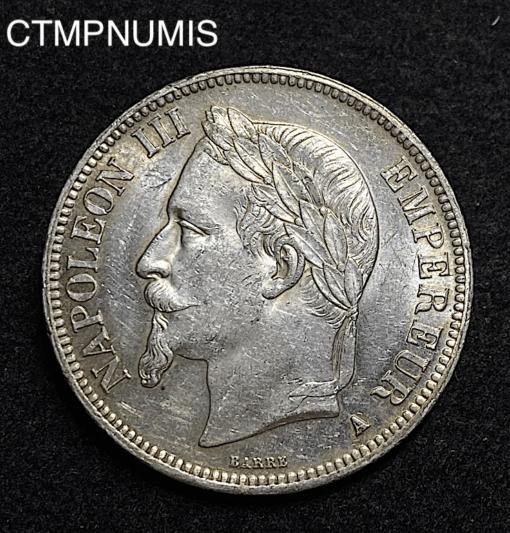 ,MONNAIE,5,FRANCS,ARGENT,NAPOLEON,1867,SUP,