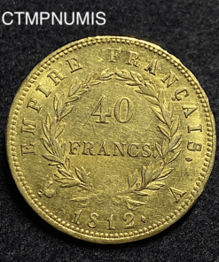 ,MONNAIE,40,FRANCS,OR,NAPOLEON,1812,