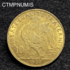 ,MONNAIE,10,FRANCS,OR,COQ,1900,