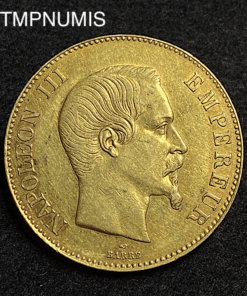 ,MONNAIE,EMPIRE,100,FRANCS,OR,NAPOLEON,1858,