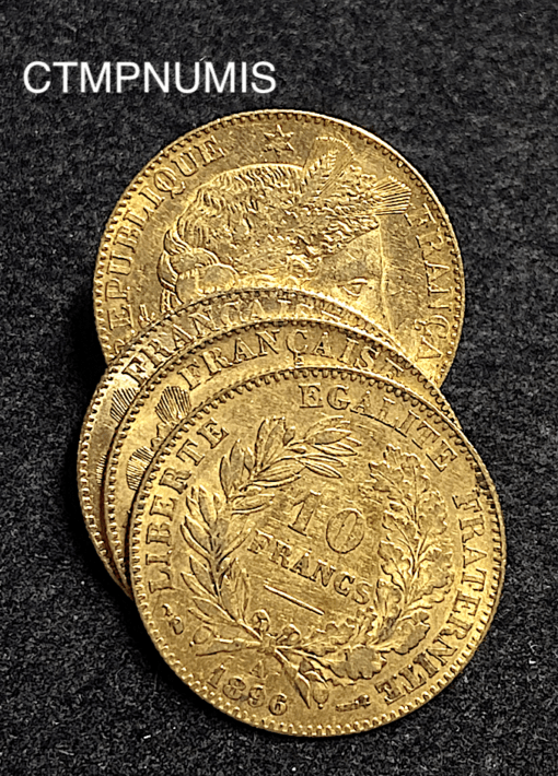 ,MONNAIE,10,FRANCS,OR,CERES,1896,