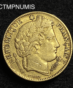 ,MONNAIE,10,FRANCS,OR,CERES,1851,