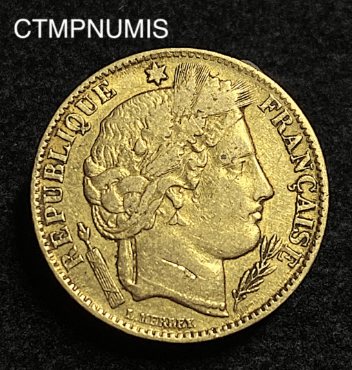 ,MONNAIE,10,FRANCS,OR,CERES,1851,