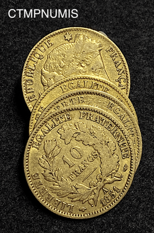 ,MONNAIE,10,FRANCS,OR,CERES,1851,