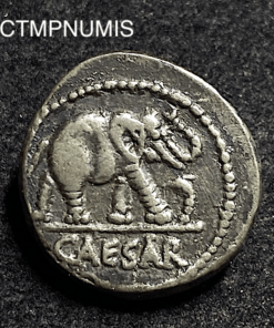 ,MONNAIE,ROMAINE,DENIER,JULES,CESAR,ELEPHANT,ARGENT,