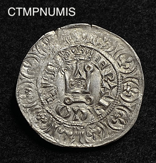 ,MONNAIE,GROS,COURONNE,PHILIPPE,VI,ARGENT,