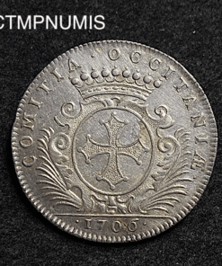 ,JETON,ARGENT,LANGUEDOC,LOUIS,XIV,1706,TOULOUSE,