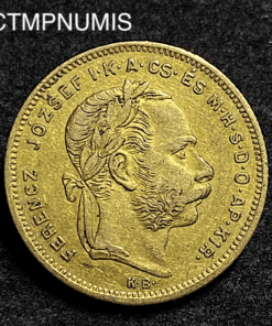,MONNAIE,HONGRIE,20,FRANCS,8,FORINT,OR,1871,KB,