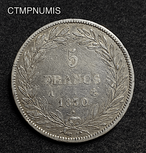 ,MONNAIE,5,FRANCS,LOUIS,PHILIPPE,SANS,I°,1830,