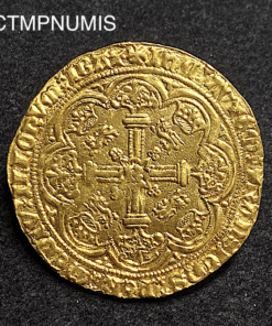 ,MONNAIE,NOBLE,OR,ANGLETERRE,CALAIS,RICHARD,II,