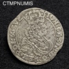 ,MONNAIE,POLOGNE,6,GROS,JEAN,CASIMIR,1661,TT,