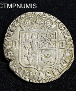 ,MONNAIE,ROYALE,LOUIS,XIII,1/4,ECU,1628,BEARN,PAU,