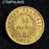 ,MONNAIE,20,FRANCS,OR,NAPOLEON,1812,W,LILLE,