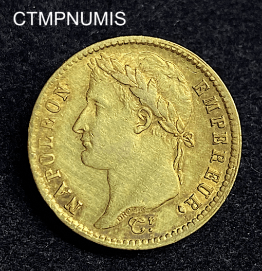 ,MONNAIE,20,FRANCS,OR,NAPOLEON,1812,W,LILLE,