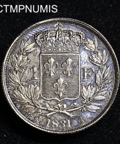 ,MONNAIE,1,FRANC,ARGENT,HENRI,V,1831,