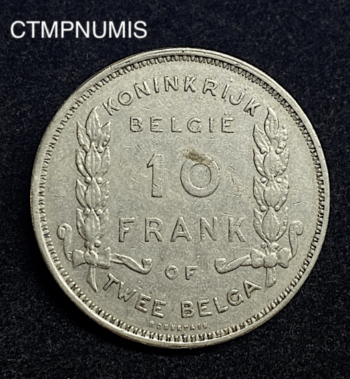 ,MONNAIE,BELGIQUE,10,FRANCS,1930,FLAMAND,