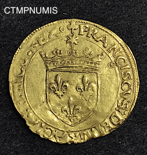 ,MONNAIE,ECU,OR,SOLEIL,FRANCOIS,I°,TOULOUSE,