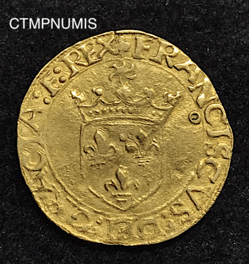 ,MONNAIE,1/2,ECU,OR,FRANCOIS,I°,TOULOUSE,
