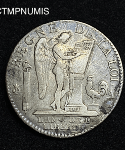 ,MONNAIE,LOUIS,XVI,CONSTITUTION,1/2,ECU,3,LIVRE,1792,