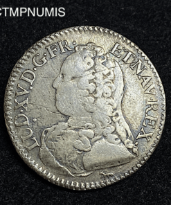 ,MONNAIE,LOUIS,XV,1/5,ECU,1726,
