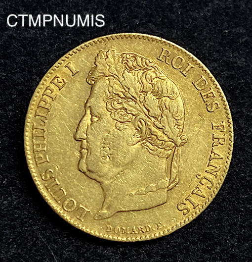 ,MONNAIE,20,FRANCS,OR,LOUIS,PHILIPPE,1839,
