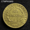 ,MONNAIE,40,FRANCS,OR,NAPOLEON,1806,