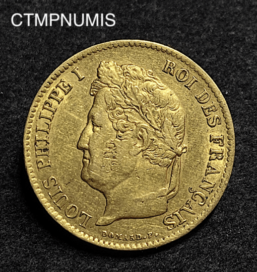 ,MONNAIE,40,FRANCS,OR,LOUIS,PHILIPPE,1834,