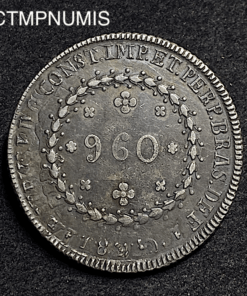 ,MONNAIE,960,REIS,ARGENT,BRESIL,