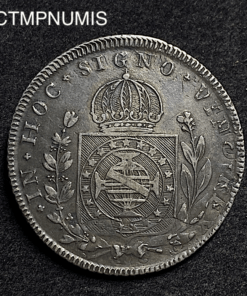 ,MONNAIE,960,REIS,ARGENT,BRESIL,