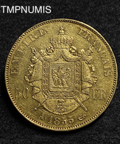 ,MONNAIE,50,FRANCS,OR,NAPOLEON,1855,