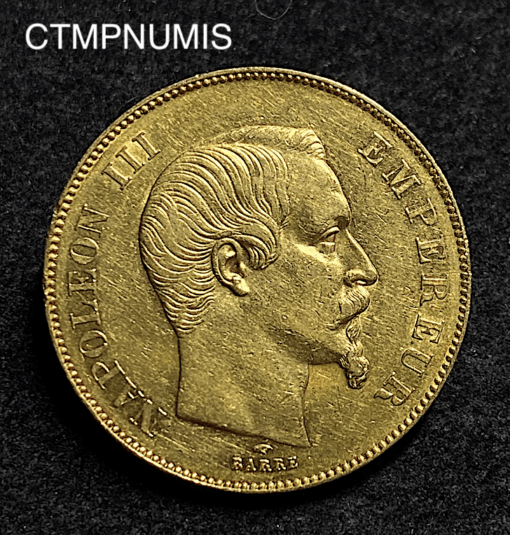 ,MONNAIE,50,FRANCS,OR,NAPOLEON,1855,