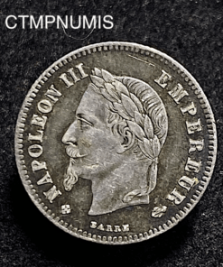 ,MONNAIE,20,CENTIMES,NAPOLEON,1866,BB,STRASBOURG,