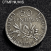 ,MONNAIE,50,CENTIMES,ARGENT,SEMEUSE,1897,
