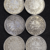 ,MONNAIE,5,FRANCS,ARGENT,HERCULE,1848,1849,