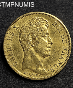 ,MONNAIE,40,FRANCS,OR,CHARLES,X,1828,