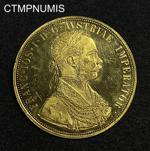 ,MONNAIE,AUTRICHE,4,DUCATS,OR,1915,