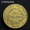 ,MONNAIE,CONSULAT,BONAPARTE,20,FRANCS,OR,AN,12,