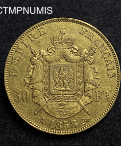 ,MONNAIE,50,FRANCS,OR,NAPOLEON,1858,