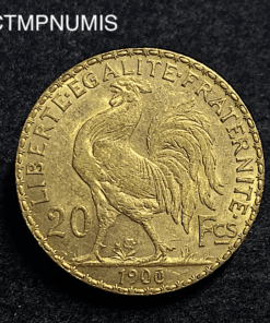 ,MONNAIE,20,FRANCS,,OR,1900,