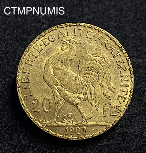 ,MONNAIE,20,FRANCS,,OR,1900,