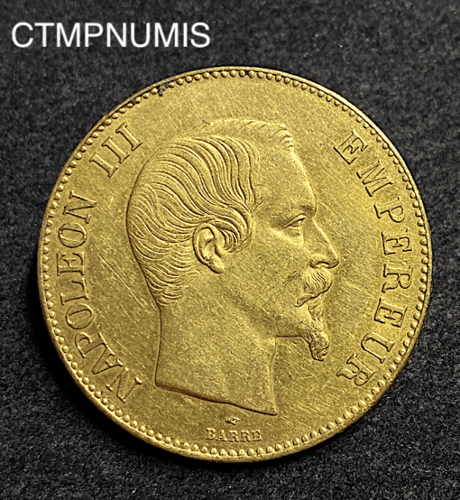 ,MONNAIE,100,FRANCS,OR,NAPOLEON,1857,