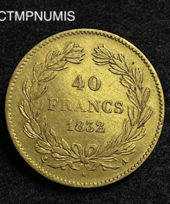 ,MONNAIE,40,FRANCS,OR,LOUIS,PHILIPPE,1832,