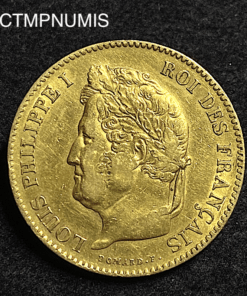 ,MONNAIE,40,FRANCS,OR,LOUIS,PHILIPPE,1832,