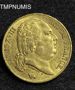 ,MONNAIE,20,FRANCS,OR,LOUIS,XVIII,1819,