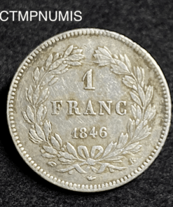 ,MONNAIE,1,FRANC,ARGENT,1846,B,ROUEN,