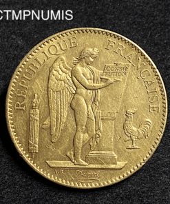 ,MONNAIE,100,FRANCS,OR,GENIE,1913,