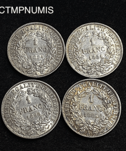 ,MONNAIE,1,FRANC,ARGENT,CERES,1881,1888,1894,1895,