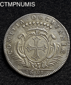 ,JETON,ARGENT,LANGUEDOC,1691,TOULOUSE,