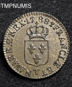 MONNAIE,1/2,SOL,LOUIS,XVI,1788,T,NANTES,